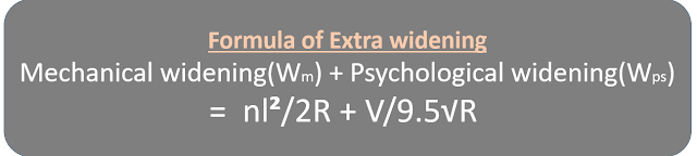 The formula of Extra widening