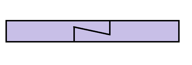 Types of Joints in Stone Masonry - Lapped or Rebated Joint