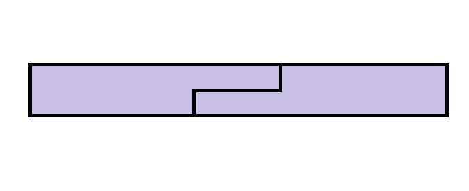 Types of Joints in Stone Masonry - Lapped or Rebated Joint