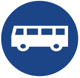 Symbol image of "Compulsory Bus Stop" sign