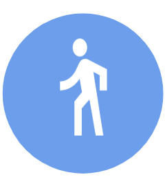 Symbol image of "Pedestrian Only" sign