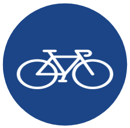 Symbol image of "Compulsory Cycle Track" sign