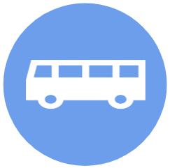 Symbol image of "Buses Only" sign