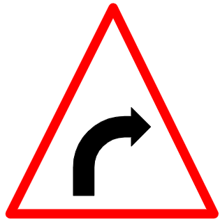 Right Hand Curve sign