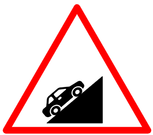 Steep Ascent sign