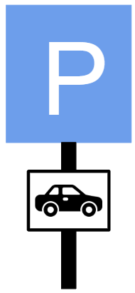 Informatory Road Signs or traffic signs - Taxi Stand || Symbolic image of "Taxi Stand" sign ||