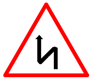 Right Reverse Bend sign