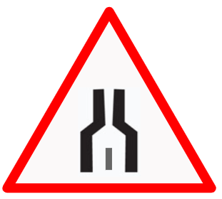 End of Dual Carriageway sign