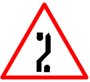 Traffic Diversion on Dual Carriageway sign