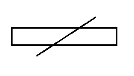 Symbol of 4' - 0" Tube Light