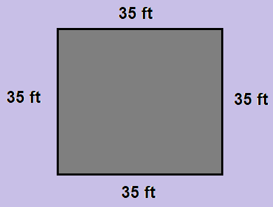 Square Plot or Land