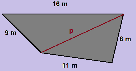 Irregular Quadrilateral shaped plots or lands - area calculation