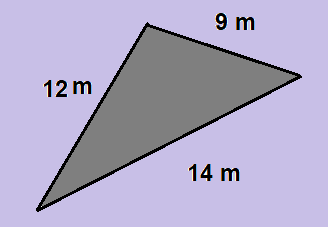 Irregular Triangular shaped plot