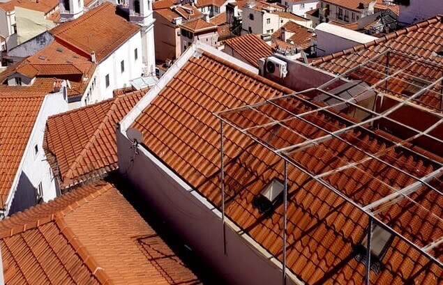 Tiles roof covering material