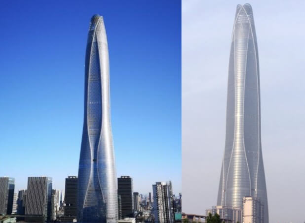 Tianjin CTF Finance Centre -Ninth tallest building in the world