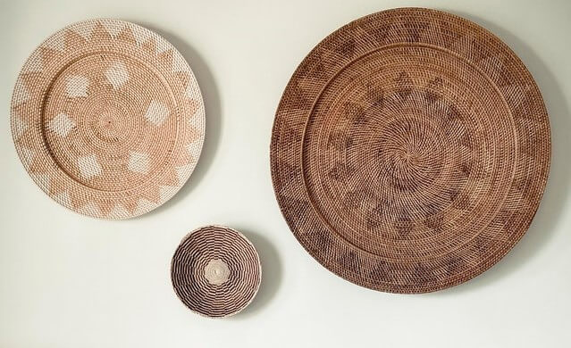 Handloom basket wall