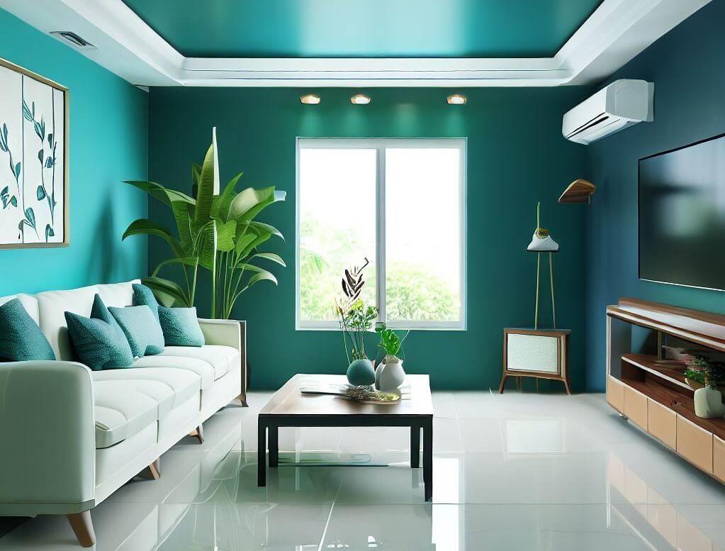 Teal Paint Colors for Your living room